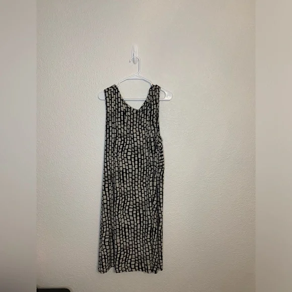 Kenneth Cole Women Sz 3X Sleeveless Black & Tan Geometric Print Career - Picture 2 of 8